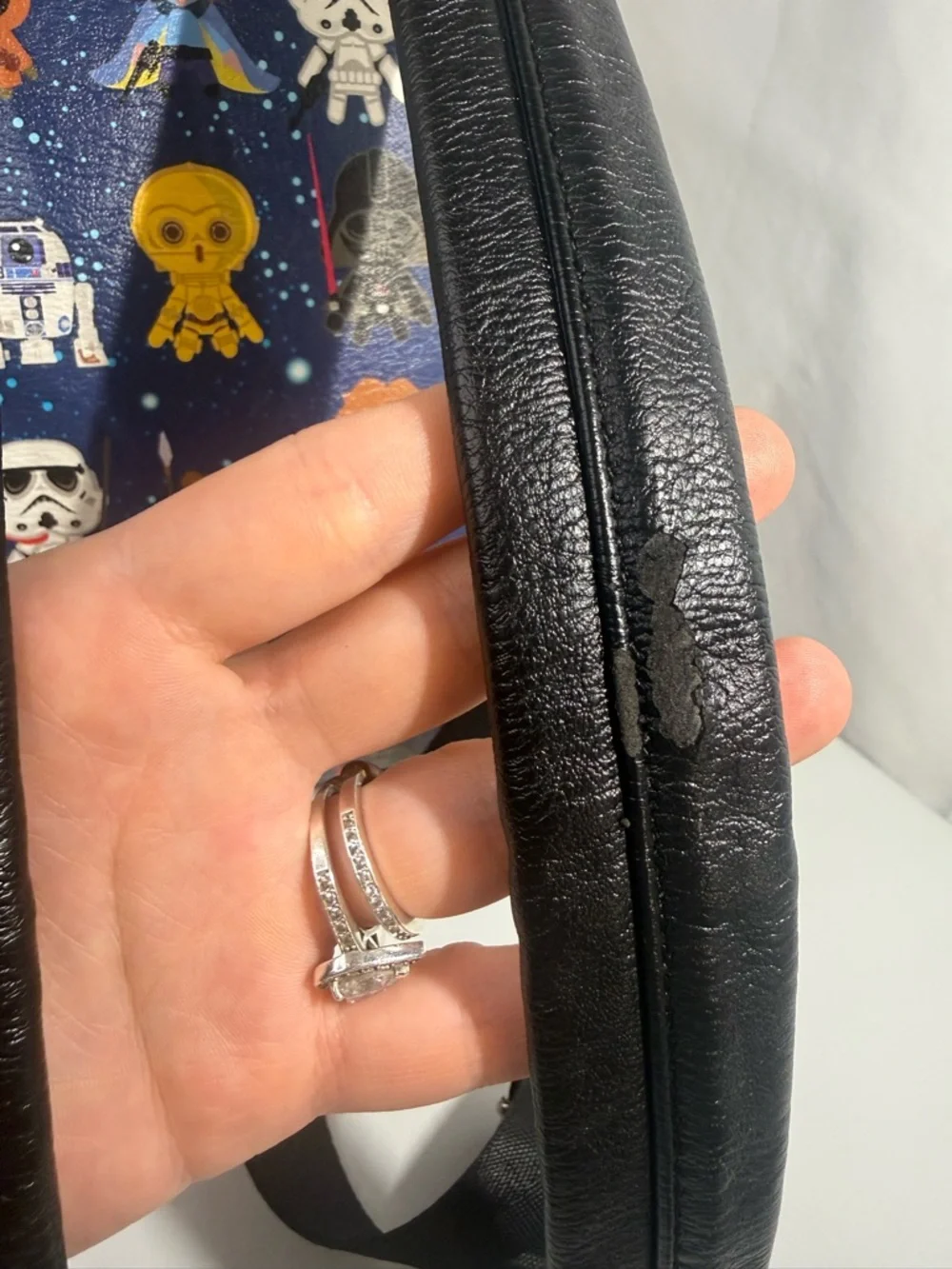 Loungefly Star Wars Mini Backpack Chibi Characters Print Disney Bag‎